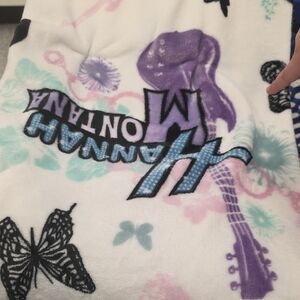 Hannah Montana Blanket with Purple and Blue Accents
